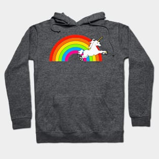 Unicorn Rainbow (Right Side) Hoodie